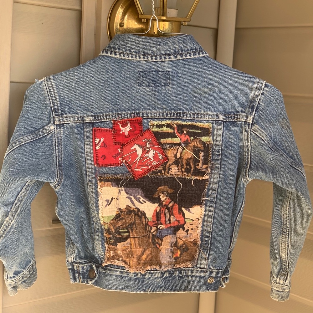 Vintage Western jean jacket - Picture 4 of 5